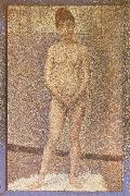 Georges Seurat A standing position of the Obverse oil painting reproduction